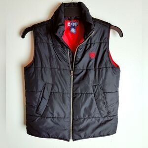 Chaps Boys' Puffer Vest, Navy, Sz S (8 Youth)